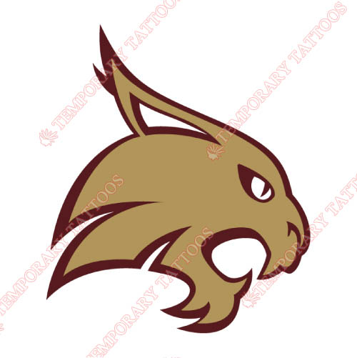 Texas State Bobcats Customize Temporary Tattoos Stickers NO.6552